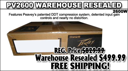 PV2600 Warehouse Resealed