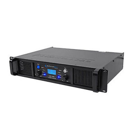 Technical Pro LZ10K Professional 10,000 Watt 2-Channel Amplifier With LCD Display and Key Lock
