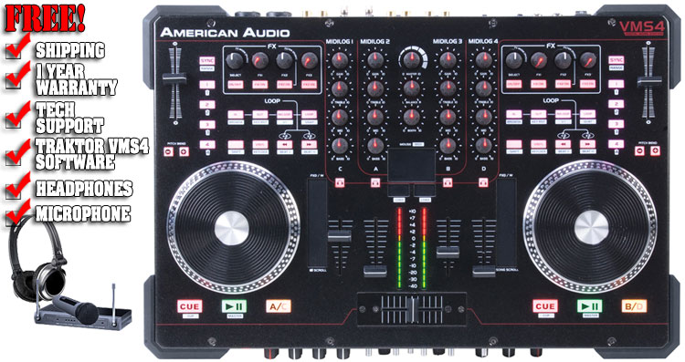 American Audio VMS4 Traktor