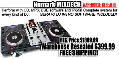 Numark MixDeck Warehouse Resealed