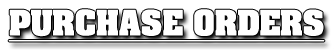 Purchase Orders