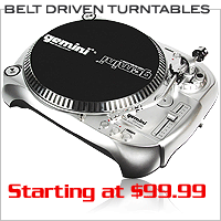 Belt Driven Turntables