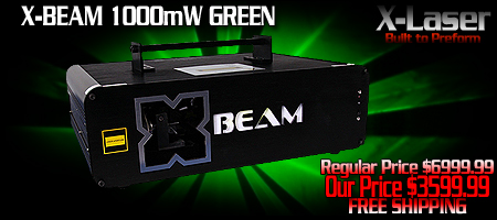 XBeam 1000 mw green