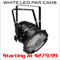 White LED Par Cans