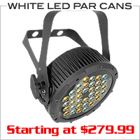 White LED Par Cans