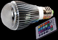 9W E27 Color LED RGB