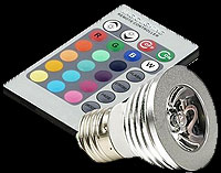 LED Bulb with 5 Momdes and 16 Colors