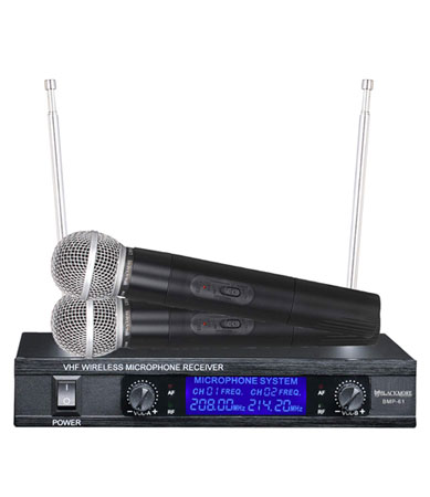 Blackmore Wireless Microphone System Black BMP-61