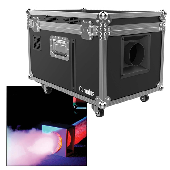 Chauvet DJ Cumulus Pro Low-lying Fog Machine + Fog Fluid + Derby Effect Light