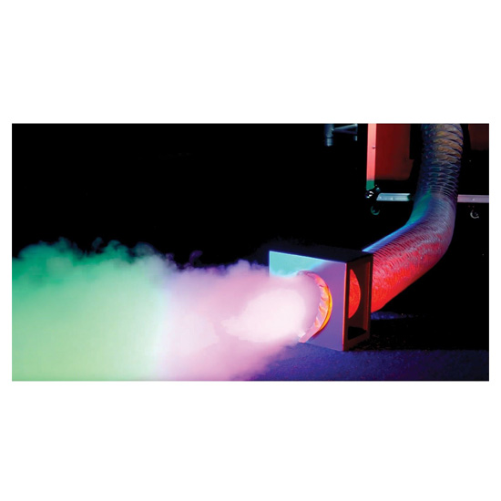 Chauvet DJ Cumulus Pro Low-lying Fog Machine + Fog Fluid + Derby Effect Light