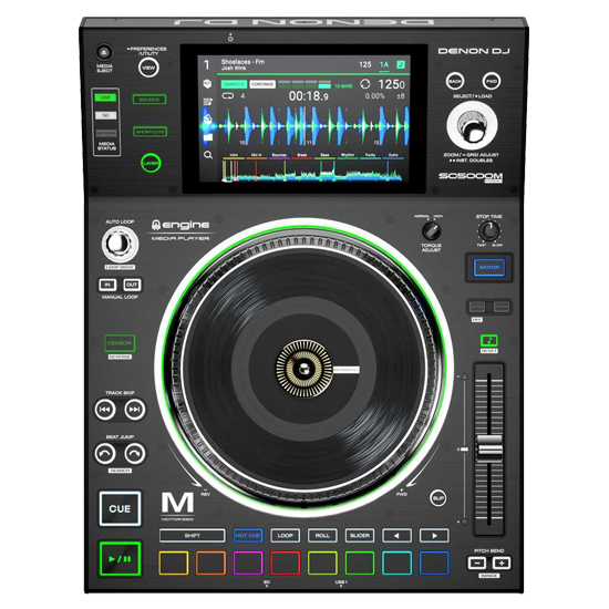 Denon DJ SC5000M X1800 Odyssey FZGSP12CDJWBL Bundle