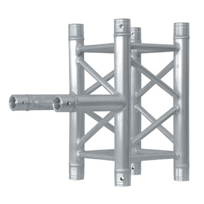 GLOBAL TRUSS SQ-41291B 3-Way Square to I-Beam T-Junction