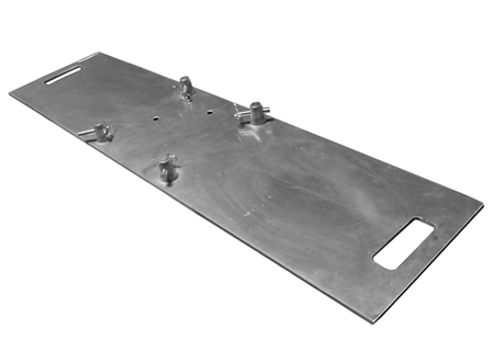 ProX 12" X 48" Aluminum Base Plate Fits Most Manufacturers W/Conical Connectors