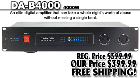 Technical Pro DJ Amplifiers | L Series | H1502URI | Multi ZNR-4 ...