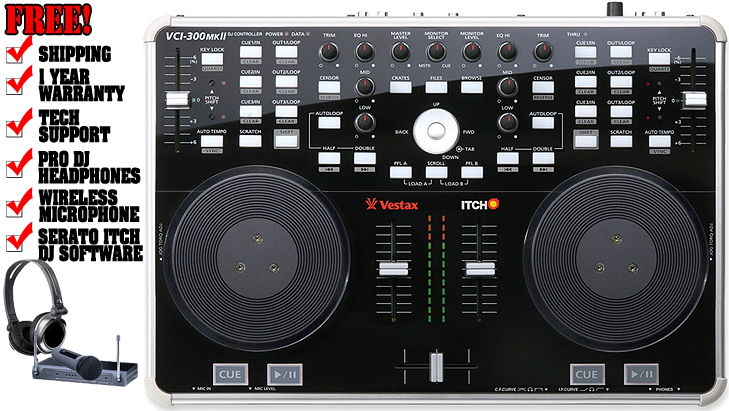 Vestax VCI-300 MKII | DJ Controller | DJ Headphones | DJ Audio | 123DJ