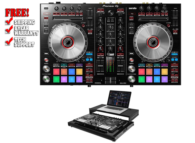 Pioneer DDJ-SR2 + Odyssey Black Label Glide Case | DJ Controllers