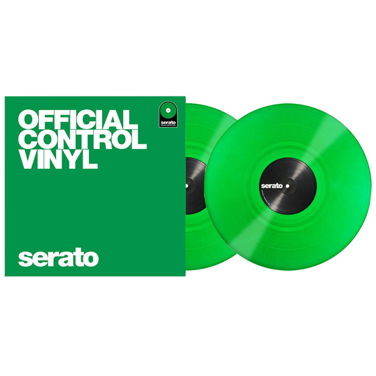Serato Performance Series Green and Yellow 12" Control Vinyl Package