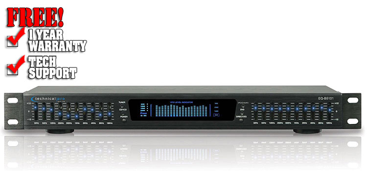 Technical Pro Technical Pro™ Dual 10 Band Equalizer