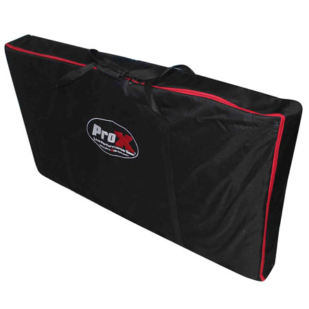 Xstatic XF-MESA-BL DJ Facade Table Station includes White & Black Scrims and Padded Carry Bag