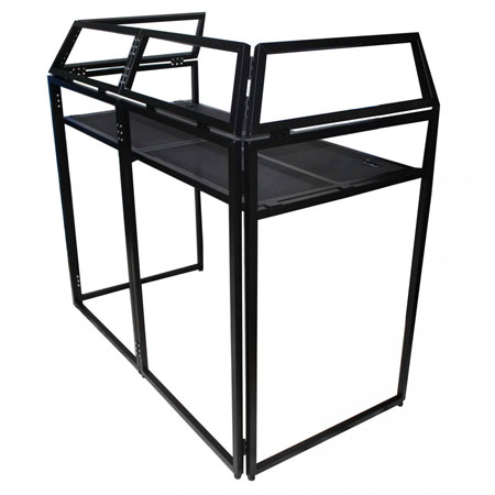 Xstatic XF-MESA-BL DJ Facade Table Station includes White & Black Scrims and Padded Carry Bag