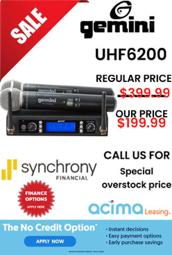 Gemini UHF6200M Wireless Microphone