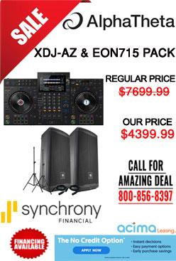 AlphaTheta XDJ-AZ and JBL EON715 Pack