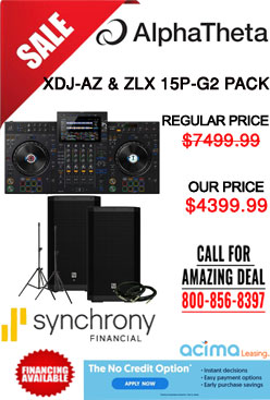 AlphaTheta XDJ-AZ and ZLX-15P G2 Package