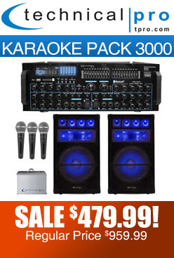 Karaoke pack 3000