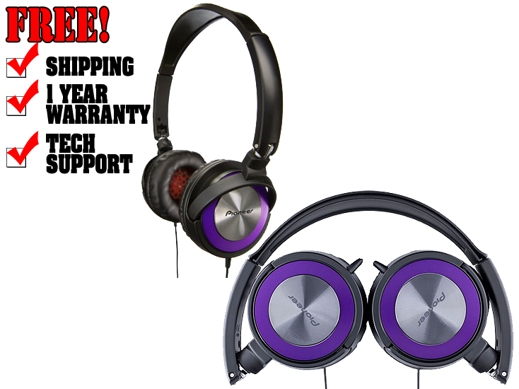 Pioneer Loop Purple Headphones