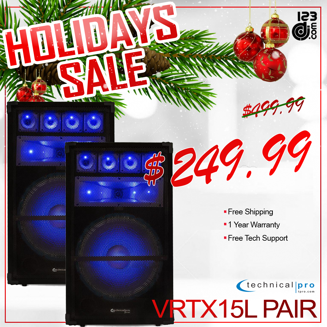 Technical Pro VRTX15L Pair