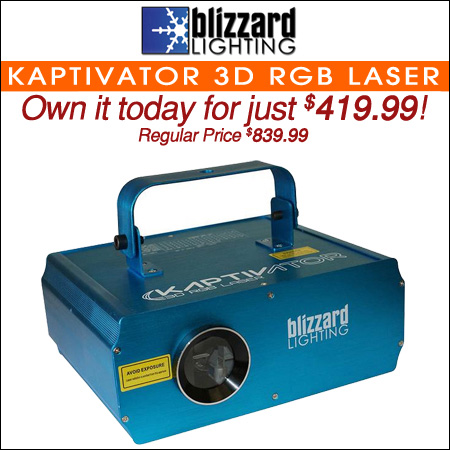 Blizzard Kaptivator™ 3D RGB Laser 