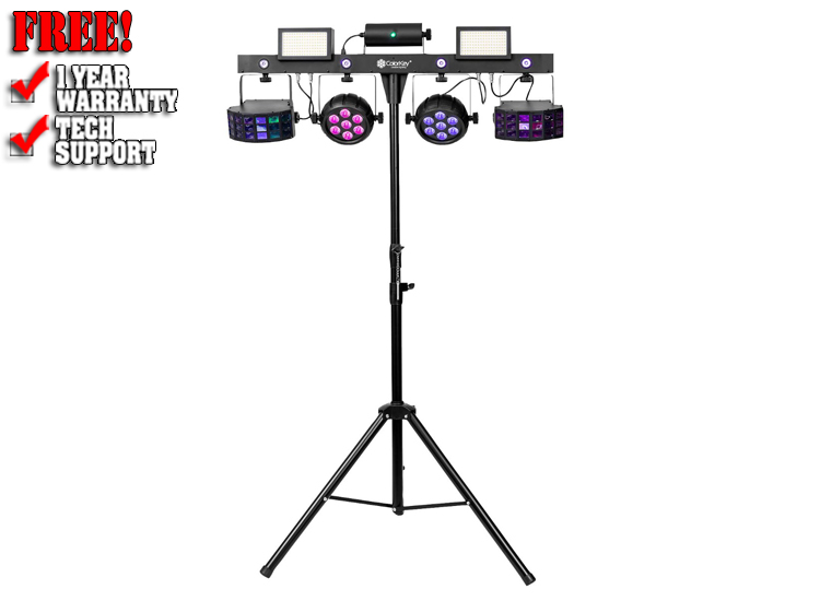 ColorKey CKU-3100 PartyBar Pro 1000 Professional Lighting Package