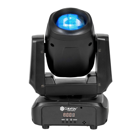 ColorKey CKU-5060 Mover Beam 100 Compact 100W Moving Head Beam