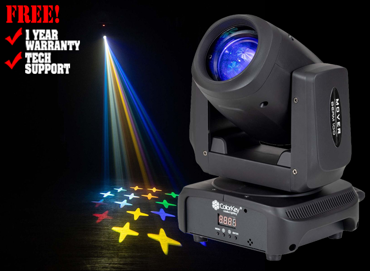 ColorKey CKU-5060 Mover Beam 100 Compact 100W Moving Head Beam