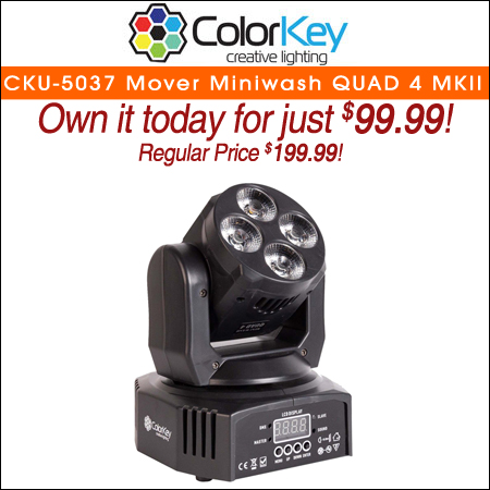 ColorKey CKU-5037 Mover Miniwash QUAD 4 MKII