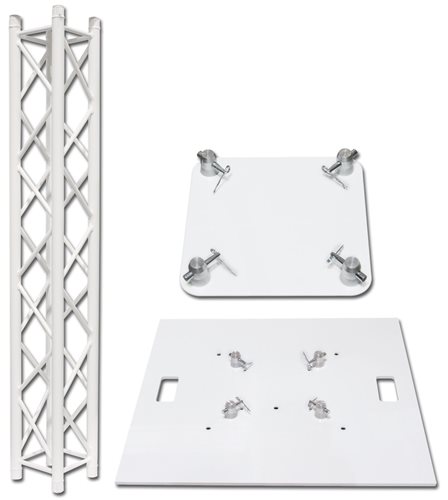 Global Truss White Lighting Truss 6.56 Ft F34 Totem System