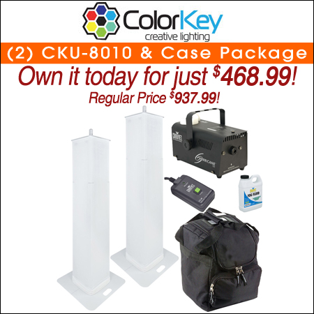 (2) ColorKey CKU-8010 with Protective Utility Case Package