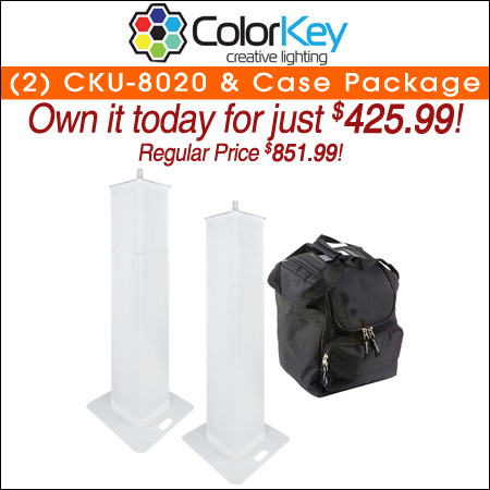 (2) ColorKey CKU-8020 with Protective Utility Case Package