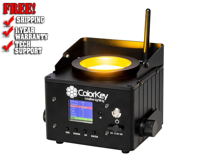 ColorKey CKU-7050 AirPar COB QUAD Wireless Uplight