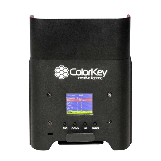 ColorKey CKU-7060 AirPar HEX 4 Wireless Uplight