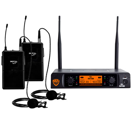 Nady DW 22 Dual Transmitter Digital Wireless Microphone System