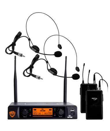 Nady DW 22 Dual Transmitter Digital Wireless Microphone System