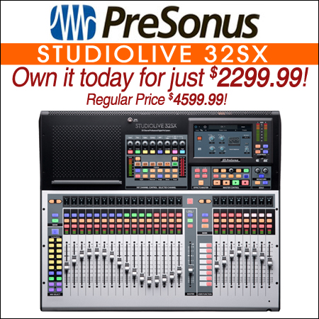 PreSonus StudioLive Series III 32SX Digital Console Mixer