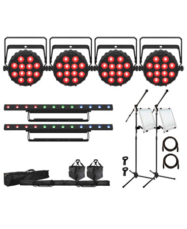 (4) Slimpar T12 BT with Colorband T3 BT ILS Package