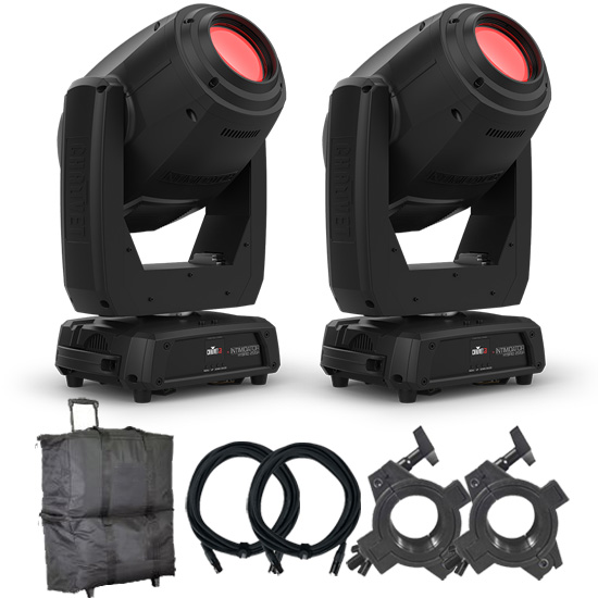 (2) Chauvet DJ Intimidator Hybrid 251SR with Bag Package