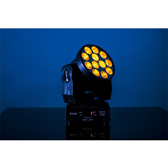 (2) ColorKey CKU-5039 Mover Wash HEX 12 Moving Head Wash Lights with Carrying Bag Package