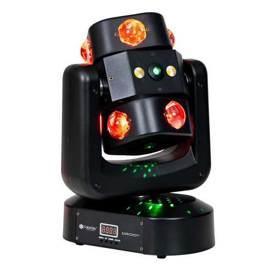 ColorKey CKU-1072 Droid FX Multi-Effect Moving Head with Utility Bag Package