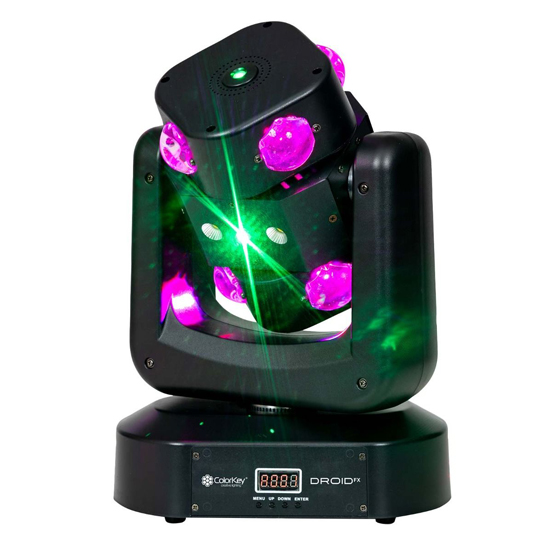 ColorKey CKU-1072 Droid FX Multi-Effect Moving Head with Utility Bag Package