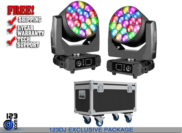 Eliminatrix Classic 19 Wash Moving Head Package