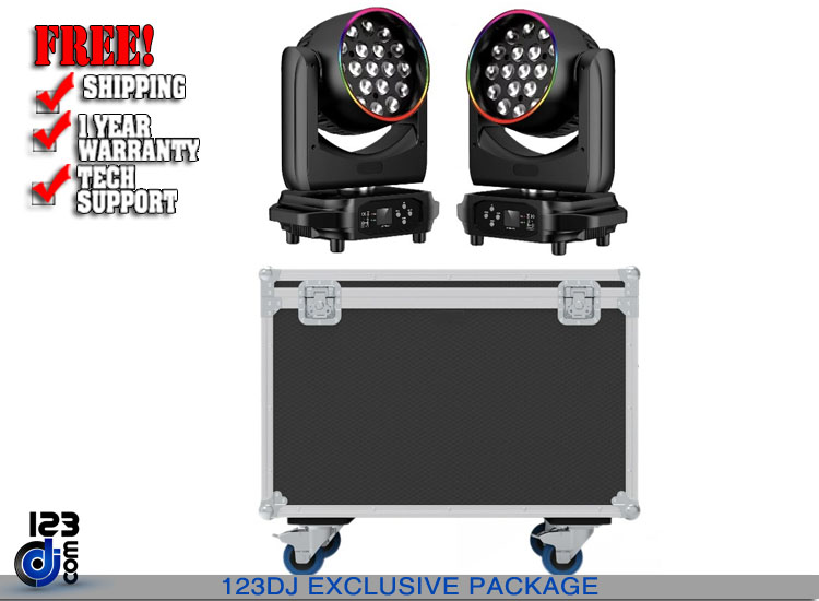 Eliminatrix Halo 19 Wash Moving Head Package